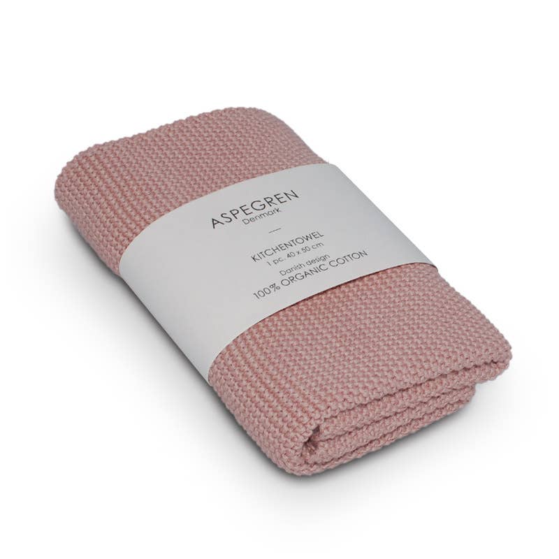 Kitchen Towel - 100% Orgainc Cotton - Knitted - Solid - Evening Sand: 4 pcs. / 40x50 cm