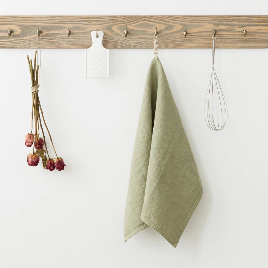 Linen Kitchen Towel Sage
