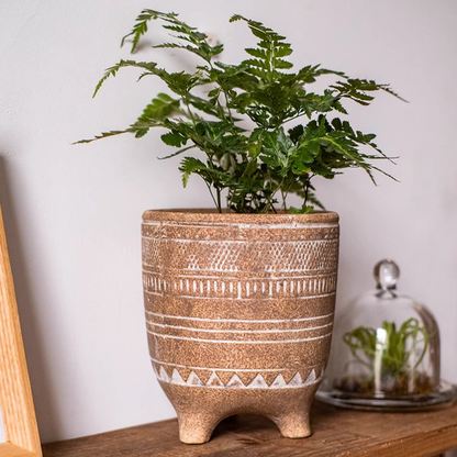 Bohemian Red Clay Planter: Large