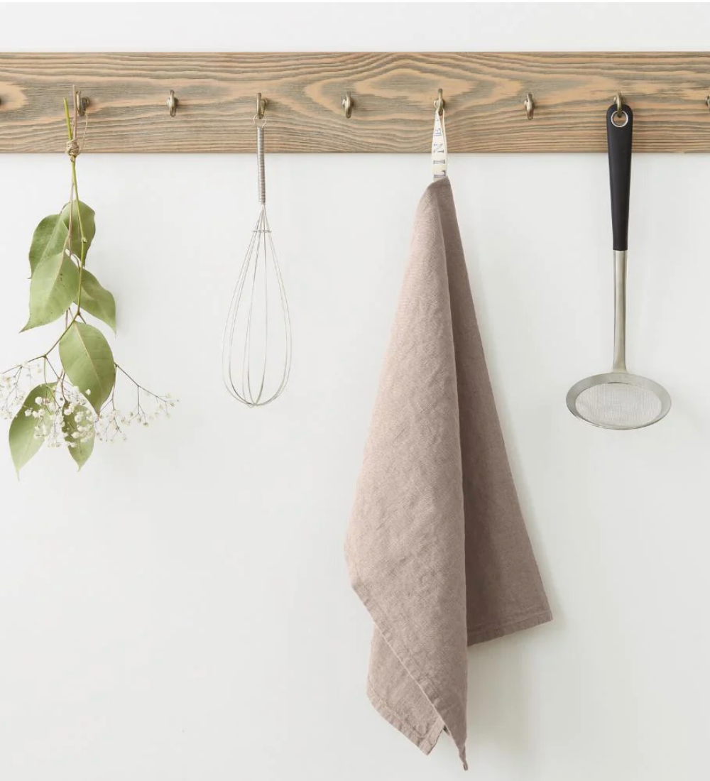 Linen Kitchen Towel Portobello
