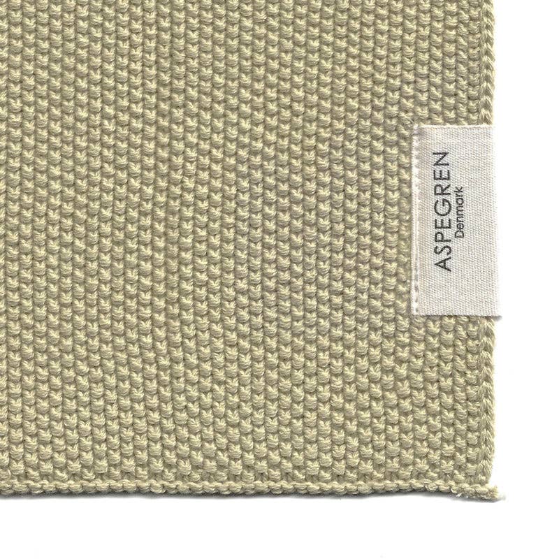 Dishcloths - 100% Orgainc Cotton - Set of two - Knitted - Solid - Pampas: 6 sets of two / 26x26 cm