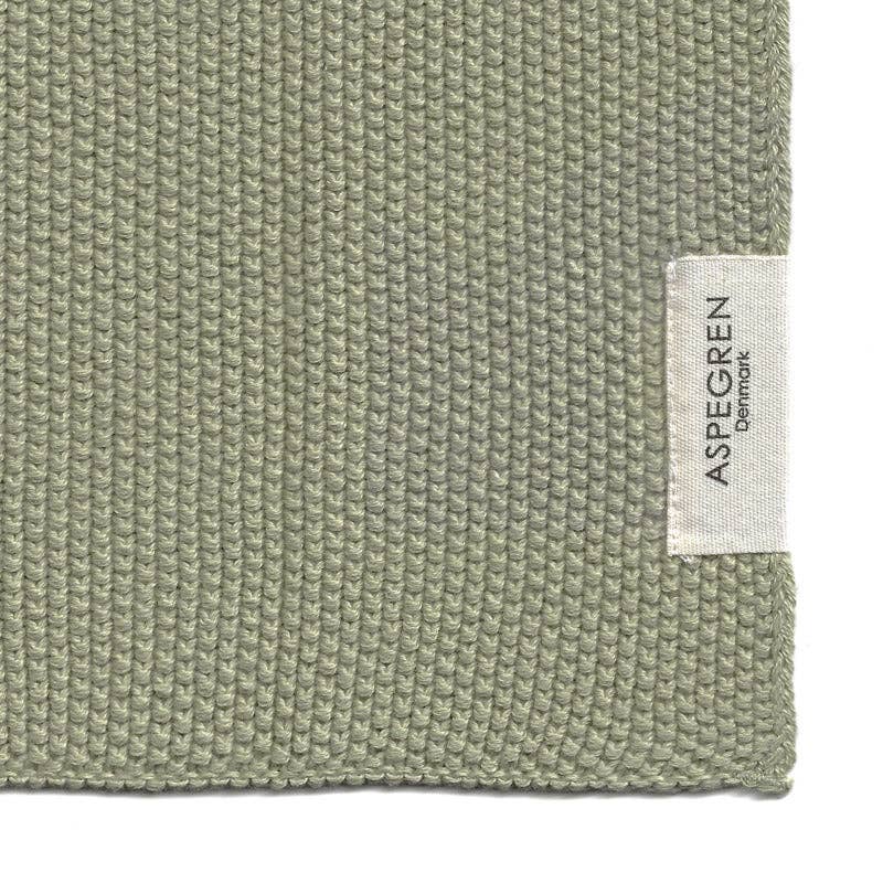 Dishcloths - 100% Orgainc Cotton - Set of two - Knitted - Solid - Pampas: 6 sets of two / 26x26 cm
