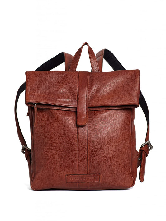 Courier Backpack Mustang Brown