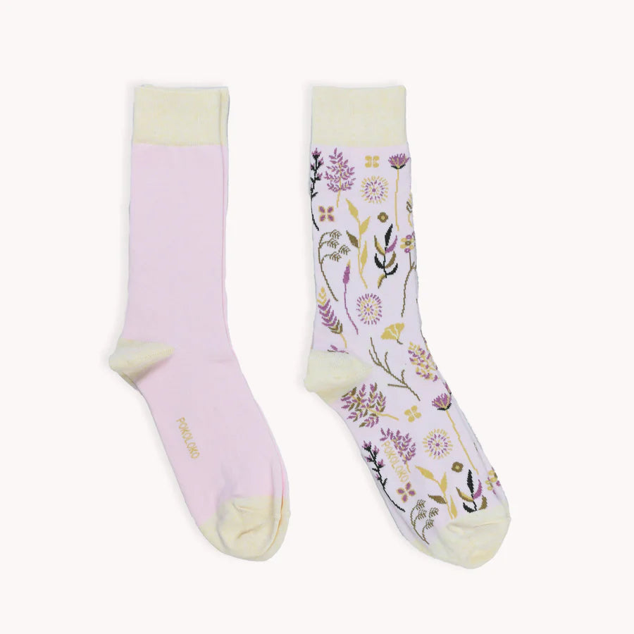 Botanical & Solid Pima Sock