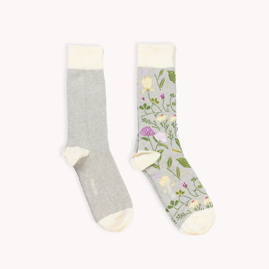 Botanical & Solid Pima Sock