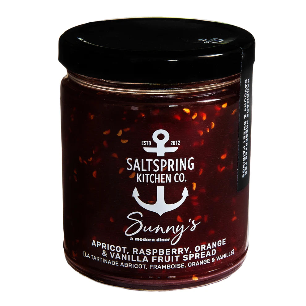 Sunny's Apricot, Raspberry, Orange & Vanilla Spread