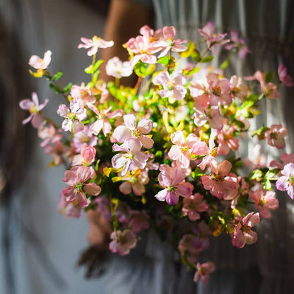 Silk Gaura Flower Stem in Pink or Purple 20" Tall: Pink