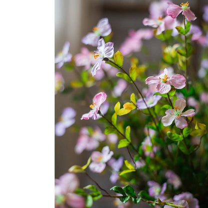 Silk Gaura Flower Stem in Pink or Purple 20" Tall: Pink