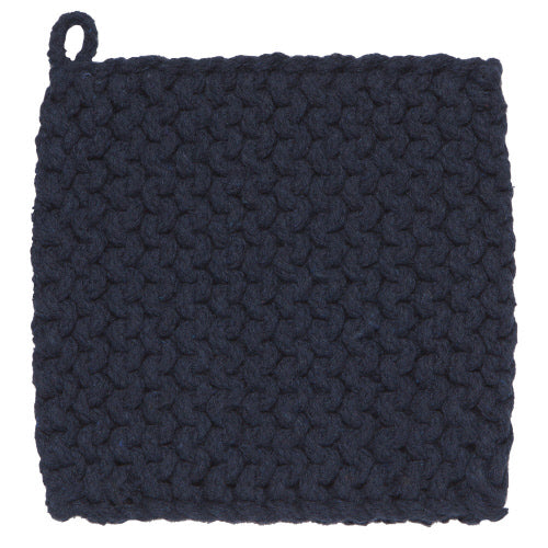 Knit Potholder Midnight