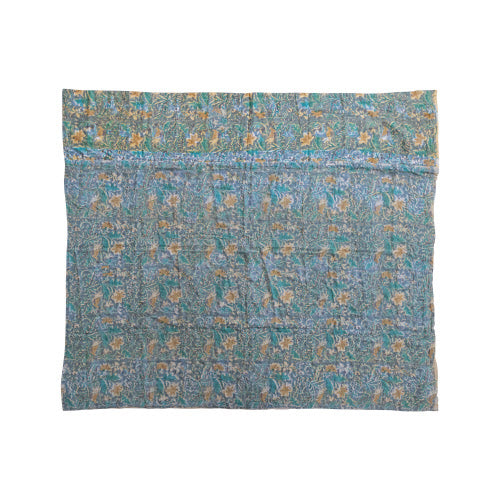 Vintage Cotton Kantha Reversible Throw