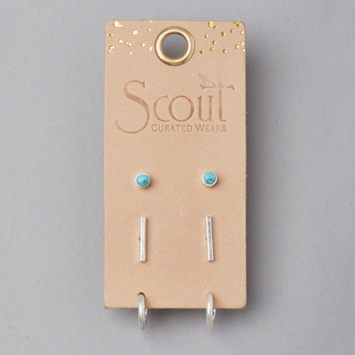 Scarlett Stud Trio Silver